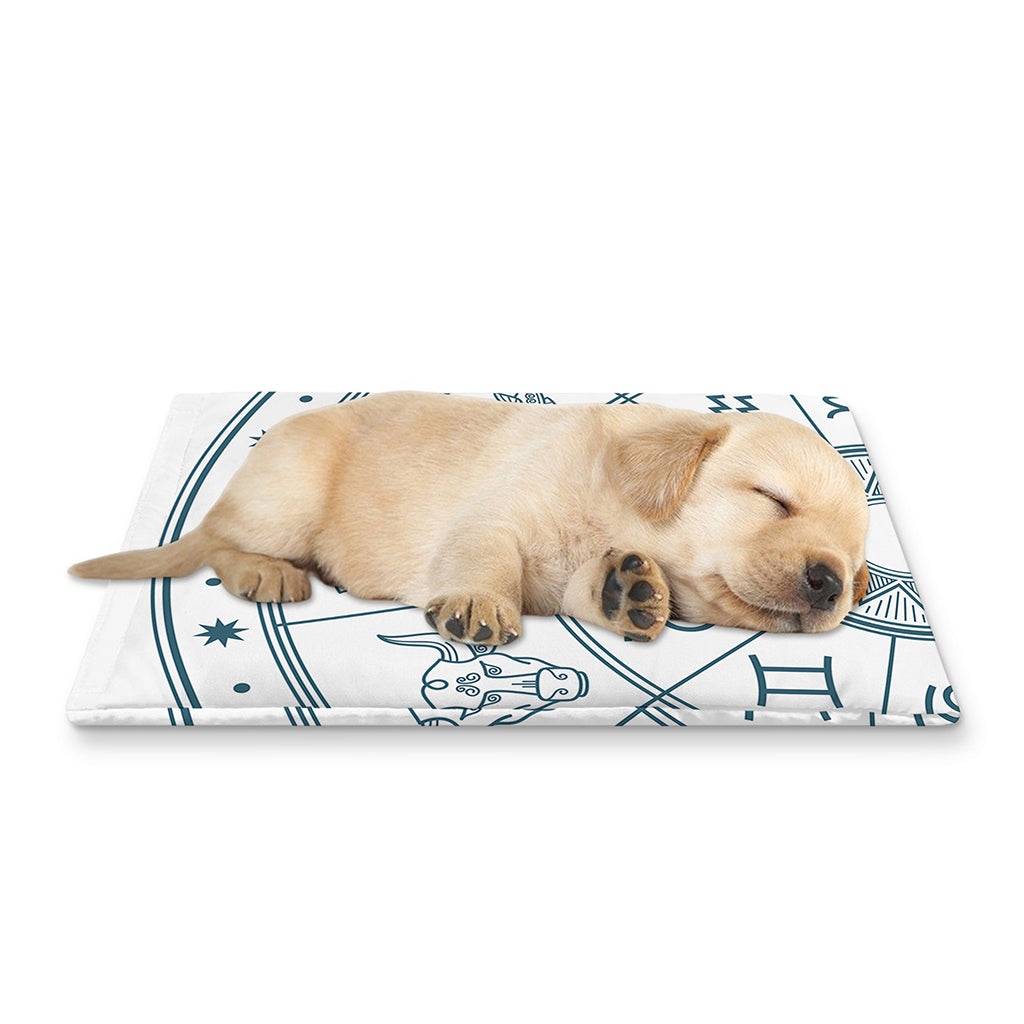 Zodiac Astrology Signs Print Pet Cooling Mat Cover