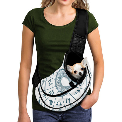 Zodiac Astrology Signs Print Pet Sling Carrier