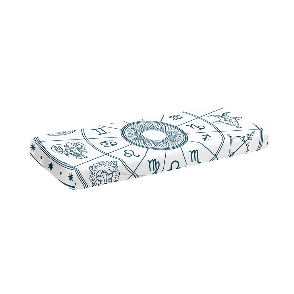 Zodiac Astrology Signs Print Piano Keyboard Cover