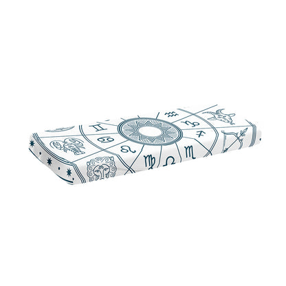 Zodiac Astrology Signs Print Piano Keyboard Cover