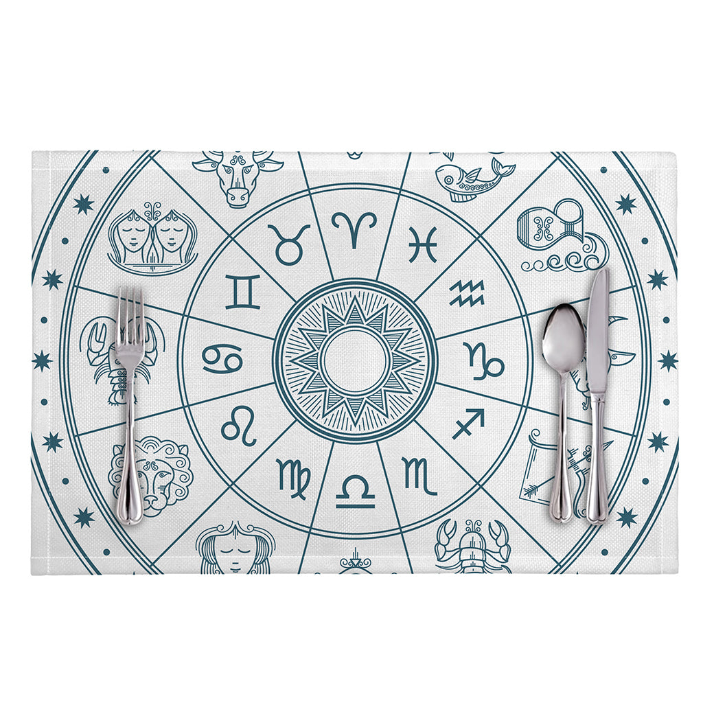Zodiac Astrology Signs Print Placemat