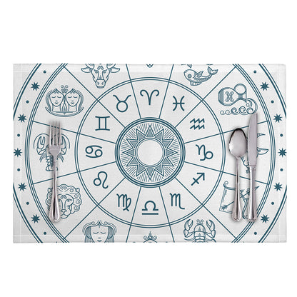 Zodiac Astrology Signs Print Placemat