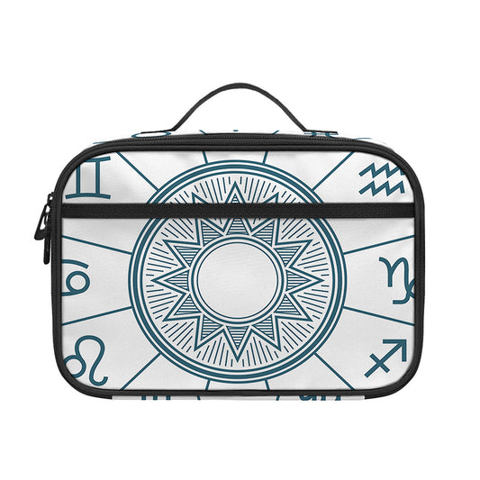 Zodiac Astrology Signs Print Portable Lunch Bag