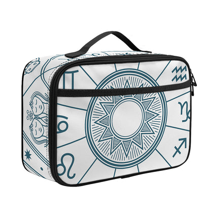 Zodiac Astrology Signs Print Portable Lunch Bag