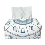 Zodiac Astrology Signs Print Rectangle Tissue Box Cover