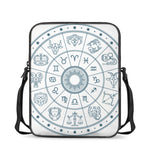 Zodiac Astrology Signs Print Rectangular Crossbody Bag