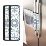 Zodiac Astrology Signs Print Refrigerator Handle Covers
