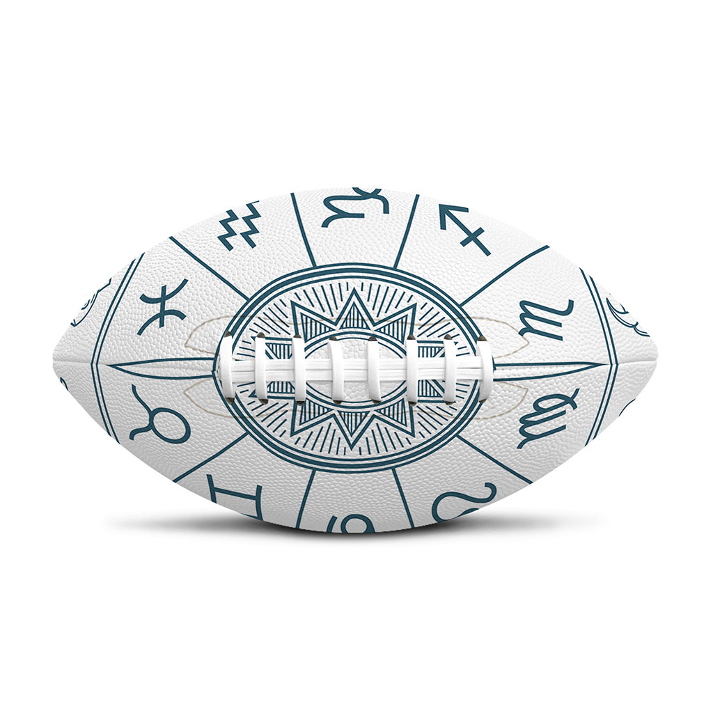 Zodiac Astrology Signs Print Rugby Ball