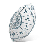 Zodiac Astrology Signs Print Rugby Ball