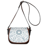Zodiac Astrology Signs Print Saddle Bag
