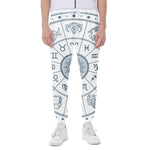 Zodiac Astrology Signs Print Scuba Joggers