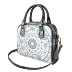 Zodiac Astrology Signs Print Shoulder Handbag