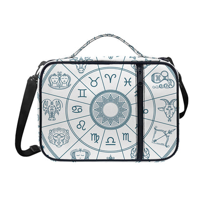 Zodiac Astrology Signs Print Shoulder Strap Bible Bag