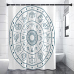 Zodiac Astrology Signs Print Shower Curtain
