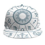 Zodiac Astrology Signs Print Snapback Cap