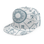 Zodiac Astrology Signs Print Snapback Cap