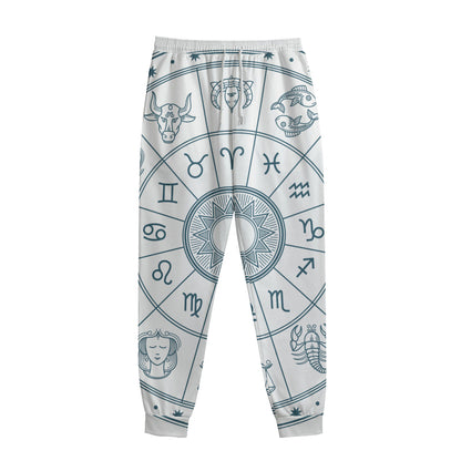 Zodiac Astrology Signs Print Sweatpants