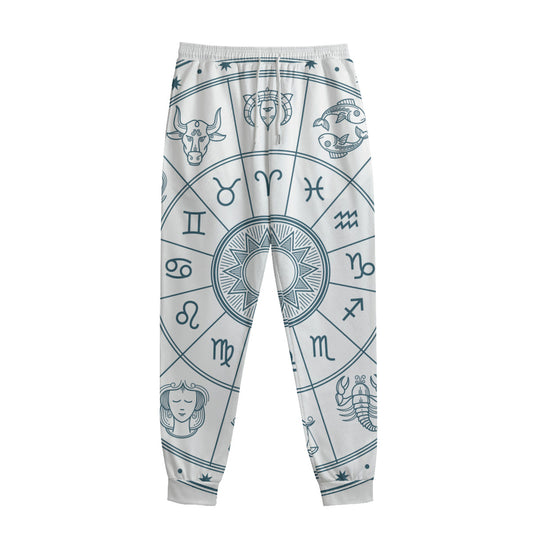 Zodiac Astrology Signs Print Sweatpants