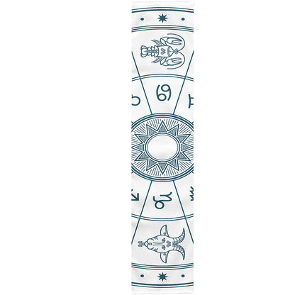 Zodiac Astrology Signs Print Table Runner
