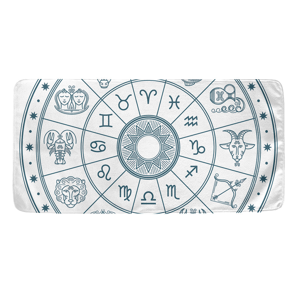Zodiac Astrology Signs Print Towel