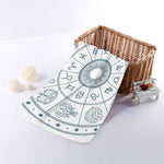 Zodiac Astrology Signs Print Towel