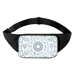 Zodiac Astrology Signs Print Waist Bag
