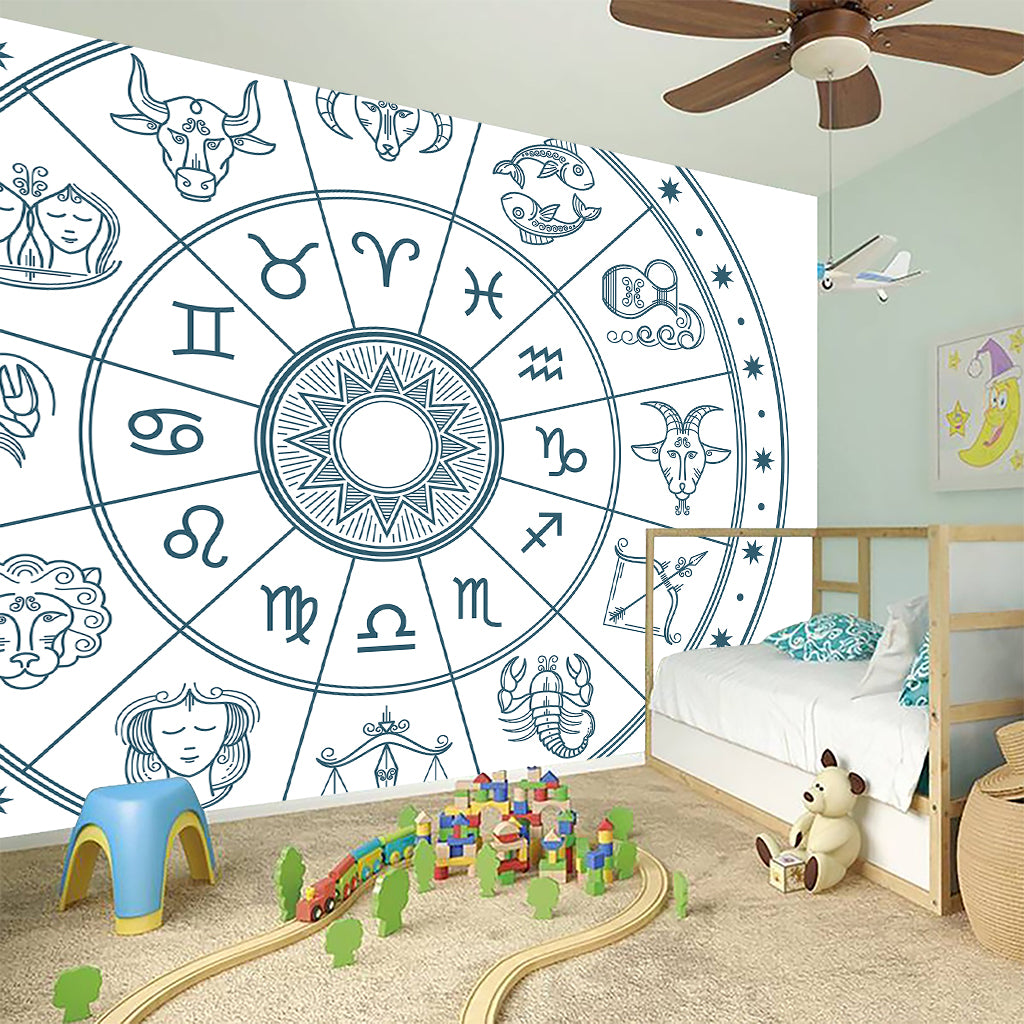 Zodiac Astrology Signs Print Wall Sticker