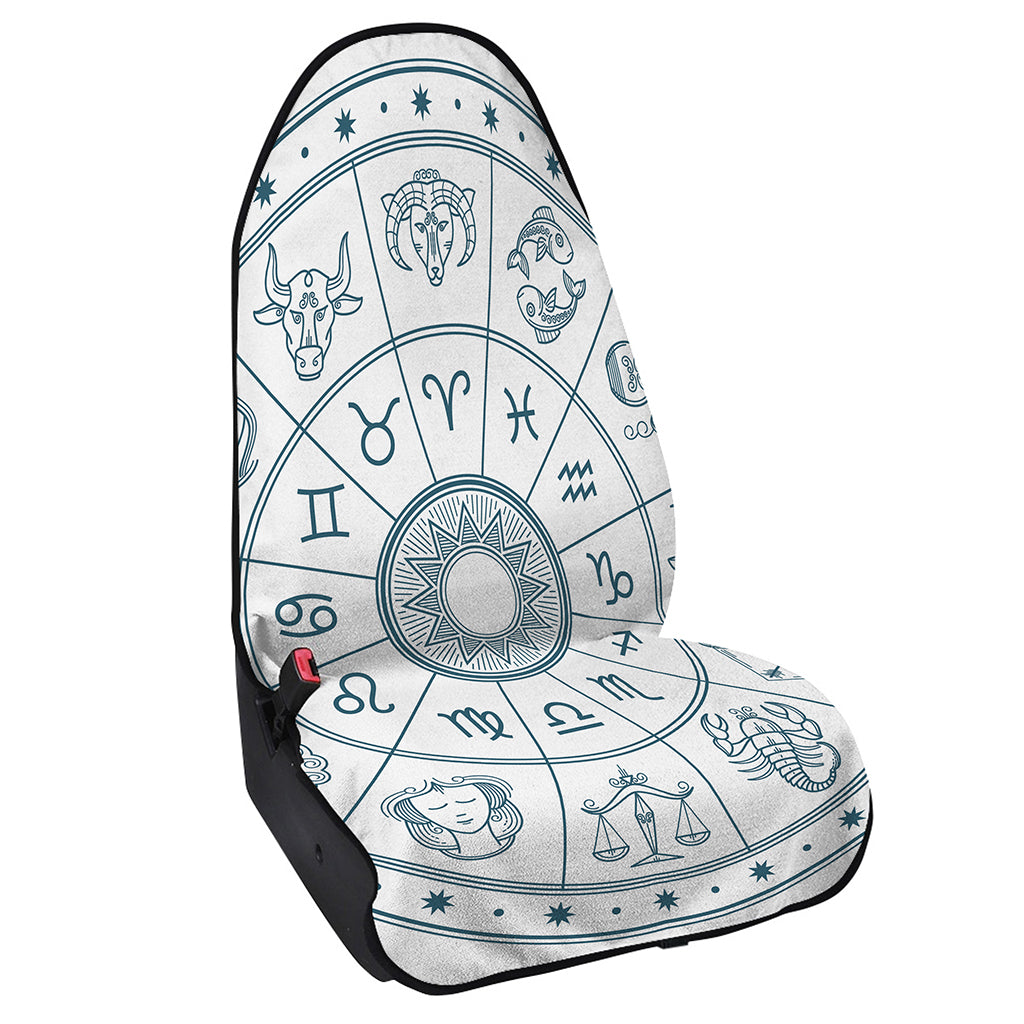 Zodiac Astrology Signs Print Waterproof Car Seat Cover