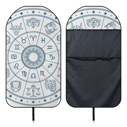 Zodiac Astrology Signs Print Waterproof Car Seat Cover