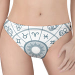 Zodiac Astrology Signs Print Women's Thong