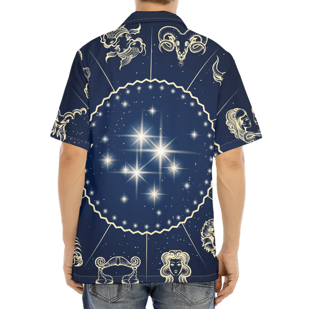 Zodiac Astrology Symbols Print Aloha Shirt