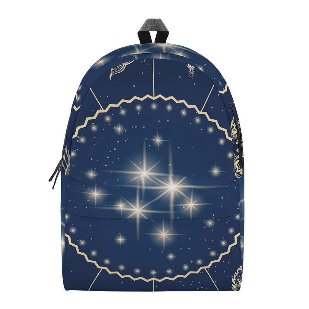 Zodiac Astrology Symbols Print Backpack