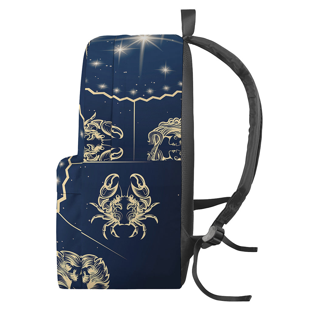 Zodiac Astrology Symbols Print Backpack