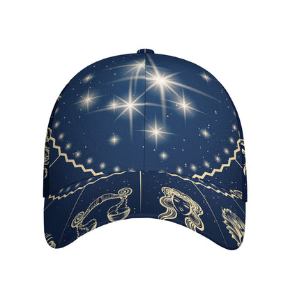 Zodiac Astrology Symbols Print Baseball Cap