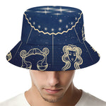 Zodiac Astrology Symbols Print Bucket Hat