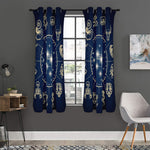 Zodiac Astrology Symbols Print Curtain