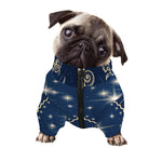 Zodiac Astrology Symbols Print Dog Zip Up Jacket