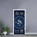 Zodiac Astrology Symbols Print Door Sticker