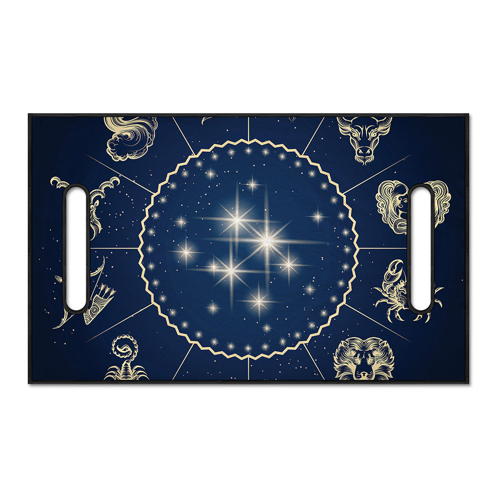 Zodiac Astrology Symbols Print Golf Cart Seat Cover