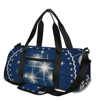 Zodiac Astrology Symbols Print Gym Bag