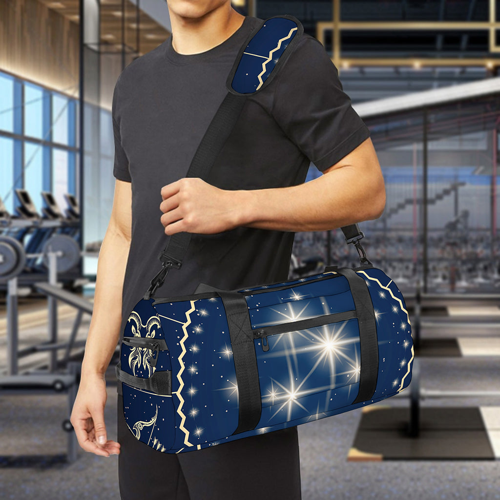Zodiac Astrology Symbols Print Gym Bag