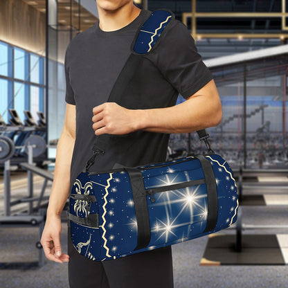 Zodiac Astrology Symbols Print Gym Bag