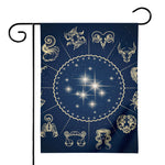 Zodiac Astrology Symbols Print House Flag
