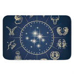 Zodiac Astrology Symbols Print Indoor Door Mat