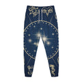 Zodiac Astrology Symbols Print Jogger Pants