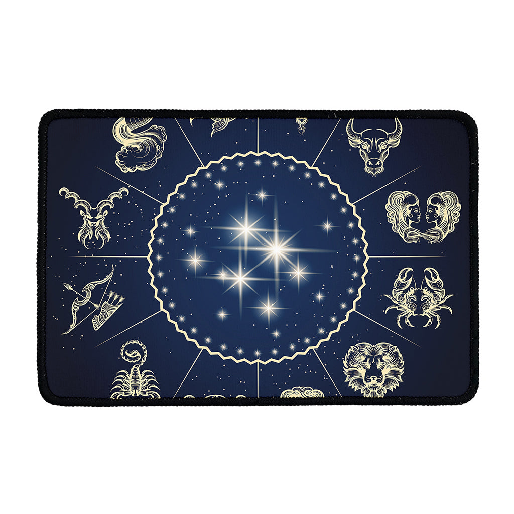Zodiac Astrology Symbols Print Kitchen Mat