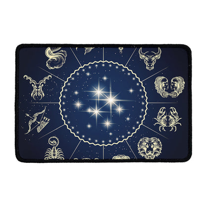 Zodiac Astrology Symbols Print Kitchen Mat
