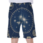 Zodiac Astrology Symbols Print Men's Beach Shorts
