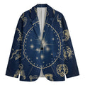 Zodiac Astrology Symbols Print Men's Blazer
