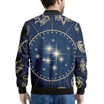 Zodiac Astrology Symbols Print Men's Bomber Jacket